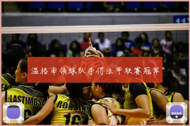 温格率领球队夺得法甲联赛冠军